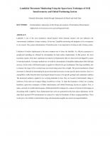 Landslide Movement Monitoring Using the Space-born Technique of SAR Interferometry and Global Positioning System