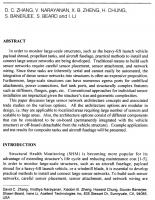 Large Sensor Network Architectures for Monitoring Large-Scale Structures