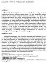 Damage Detection Method for CFRP Bolted Joints Using Embedded BOCDA Optical Fiber Sensor