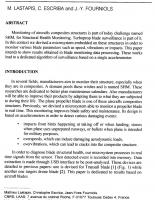 Algorithms to Monitor Damaging Events on a Plane Blade with an Autonomous Embedded Microsystem