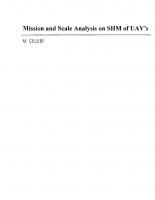 Missio and Scale Analysis on SHM of UAV's