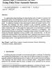 Detecting the Point of Impact on an Anisotropic Cylindrical Surface Using Only Four Acoustic Sensors