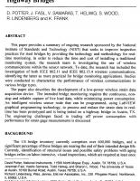 Development of Reliable and Low-Power Wireless Health Monitoring Systems for Highway Bridges