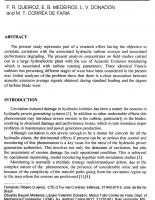 Acoustic Emission Evaluation of Cavitation Erosion in Hydraulic Turbines