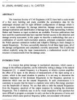 A Wavelet Based Methodology for Damage Detection and Severity Assessment on the ASCE Benchmark Structure Using Phase II Experimental Data