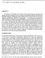 Integrate On-Line RSSA and RSSI-COV Algo-rithms for Operational Modal Analysis of Bridge Structures