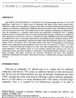 Experimental Verification of Controlled Substructure Identification Using Control Devices: A Preliminary Simulation Study