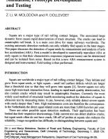 High Frequency Axle Box Acceleration for Early Detection of Squats: Numerical Simulation, Prototype Development and Testing