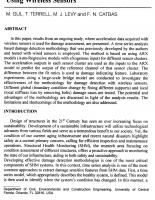 Damage Assessment with Time Series Analysis Using Wireless Sensors