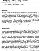 An Ultrasonic Guided Wave Sensor for Gas Accumulation Detection in Nuclear Emergency Core Cooling Systems