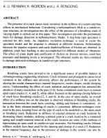 Understanding the Effects of a Breathing Crack on the Dynamic Response of Cantilever-Type Structures for Damage Detection