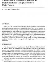 Verification of Unified Framework for Plate Structures Using Kirchhoff's Plate Theory