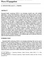 Finite Element Simulation of Compensation for Temperature Influence on Lamb Wave Propagation