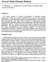 Real-Time Characterization of Aerospace Structures Using Onboard Strain Measurement Technologies and Inverse Finite Element Method