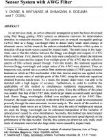 Detection of Impact Strain Waves in Composites by High-Speed FBG Sensor System with AWG Filter