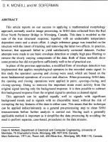 Morphological Filtering of SHM Datasets