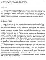 Comparison of Damage Localization Based on Modal Filters Using Strain Measurements and Acceleration Measurements