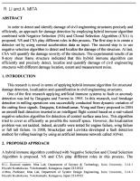 Hybrid Immune Algorithm for Structural Health Monitoring Using Acceleration Data