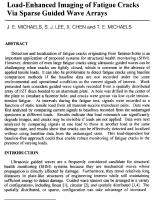 Load-Enhanced Imaging of Fatigue Cracks Via Sparse Guided Wave Arrays