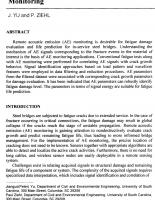 Fatigue Evaluation and Prognosis for Steel Bridges with Remote Acoustic Emission Monitoring