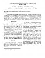 Monitoring of Surface Deformation In Dangxiong Using Time Series Analysis Techniques