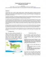 Monitoring Large Scale Storages in an Irrigation Environment