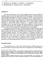 Practical Application Study of an Impact Damage Detection System for an Airframe Composite Structure