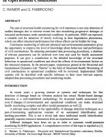 Experiences of Structural Health Monitoring in Operational Conditions