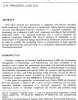 Optimization of Life-Cycle Maintenance Strategies under Uncertainties: Role of Structural Health Monitoring