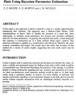 The Effects of Crack Size on Crack Identification in a Freely Vibrating Plate Using Bayesian Parameter Estimation