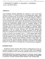 Assessment of Damage in a RC Flat-Slab Subjected to Earthquake Loads in a Shake Table through AE Monitoring