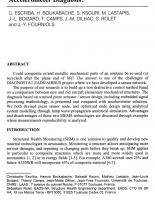 Sensor Network for Non Destructive Control of Aeronautics Structures: Piezo or Accelerometer Diagnosis?