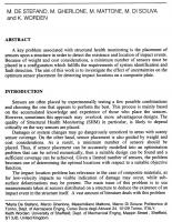 On Sensor Placement for Impact Location: Optimisation Under the Effect Of Uncertainties