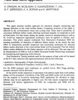 Structural Integrity Monitoring of Wind Turbine Composite Blades with the Use of NDE and SHM Approach