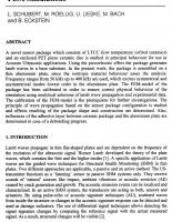 Sensor Development and Degradation Effects for Acousto Ultrasonic Applications Using FEM Simulations