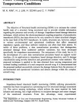 Impedance Based Damage Diagnosis of a Complex Composite Aircraft Wing under Changing Loading and Temperature Conditions