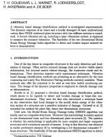 Vibration Based Structural Health Monitoring of a Composite Plate Structure with Multiple Stiffeners