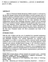 Vibration and Ultrasonic Based Methodologies for Damage Detection