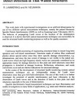 Optical Measurement Techniques for use of Defect Detection in Thin Walled Structures