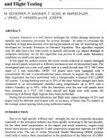 Validation of Acoustic Emission on Demand Algorithm for Impact Damage Quantification on Large Aircraft Panels By Environmental and Flight Testing