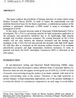 Damage Detection of Layered Structures Using Surface Acoustic Waves