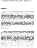 Failure Detection by a Fiber Optic Low Coherence Interferometric Sensor