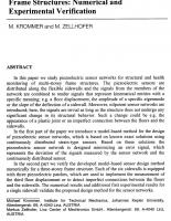 Piezoelectric Sensor Networks for Structural and Health Monitoring of Multi-Storey Frame Structures: Numerical and Experimental Verification