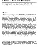 Comparison of Distributed and Concentrated Networks of Piezoelectric Transducers