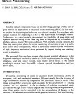 Single-Longitudinal-Mode Fiber Bragg Grating Ring Laser for Real-Time Strain Monitoring