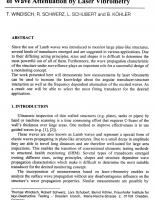 Angle-Resolved Study of Lamb Wave Generation and Experimental Investigation of Wave Attenuation by Laser Vibrometry