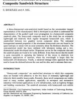 Modeling of Guided Wave Propagation and Detection of Disbonds in a Honeycomb Composite Sandwich Structure