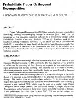 Probabilistic Proper Orthogonal Decomposition