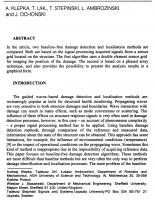 Comparison of Two Baseline-Free Damage Detection Techniques Based on Lamb Waves Propagation Phenomena