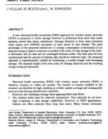 Energy-Efficient SHM in Wireless Sensor Networks by Damage Detection from Short Time Series